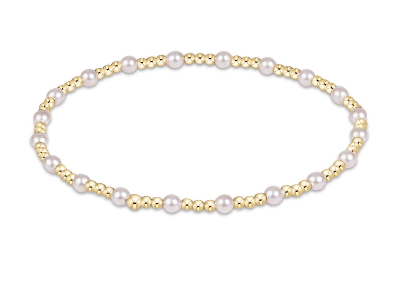 Sincerity Pearl 3mm Bracelet