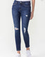 Lindsay Mid Rise Crop Skinny