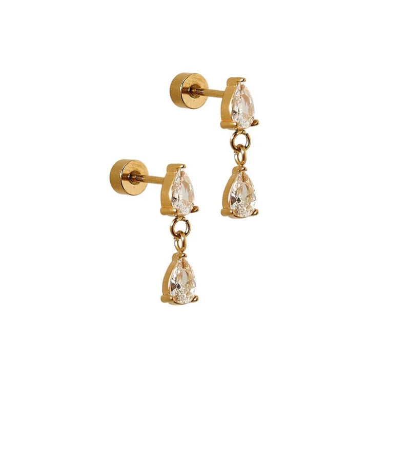 Screwback Stud Earrings- Vivian