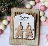 Clayhouse Colours Christmas Earrings