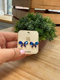 Blue Iridescent Bow