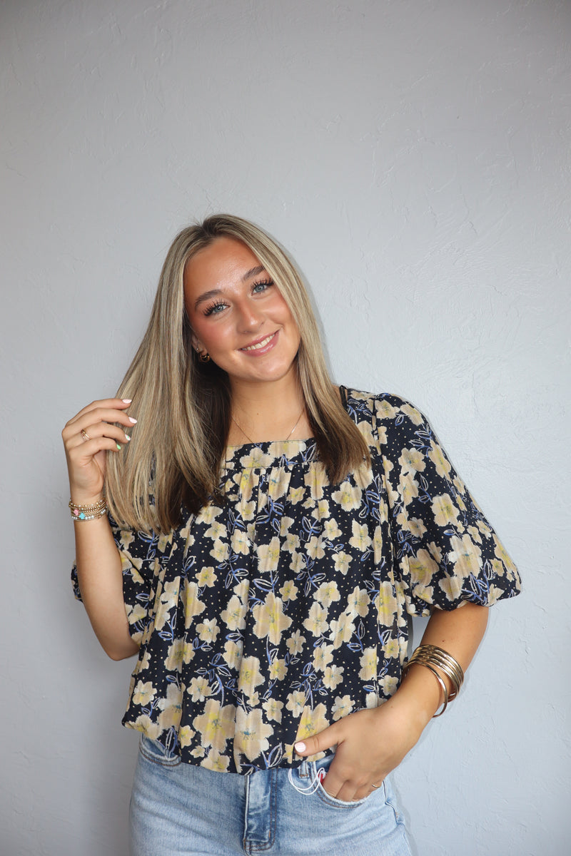 Annie Floral Top