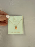 16” Necklace Gold - Inspire Love Small Gold Charm