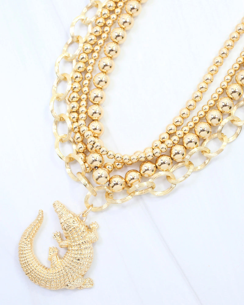 Bree Beaded Layered Necklace