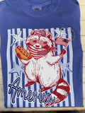 Patriotic Raccoon Tee
