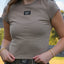 Dark Taupe Lulu Mac Baby Doll Tee - Adult