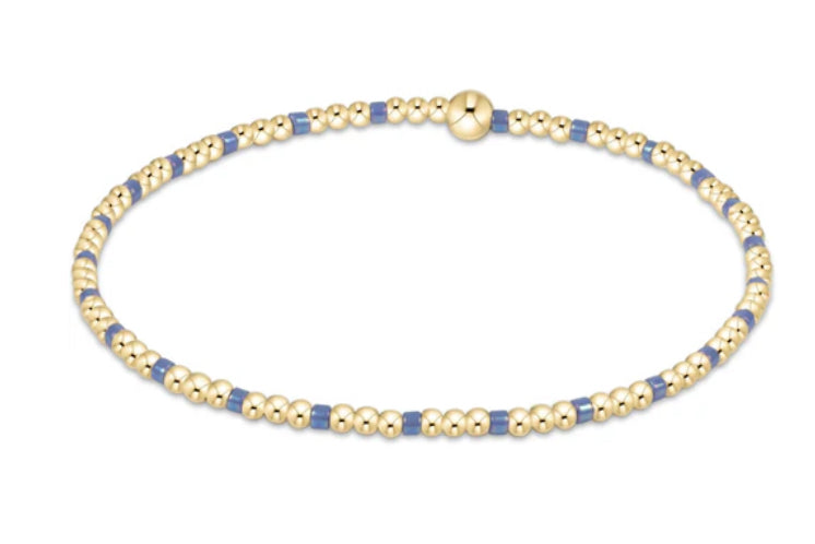 Hope Sincerity Pattern 2mm Bead Bracelet