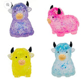 Glitter Highland Cow Squishy