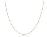 15” Choker Simplicity Chain Gold - 2mm Pearl