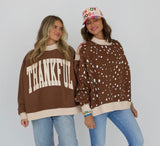 Thankful Two Sided Mock Neck