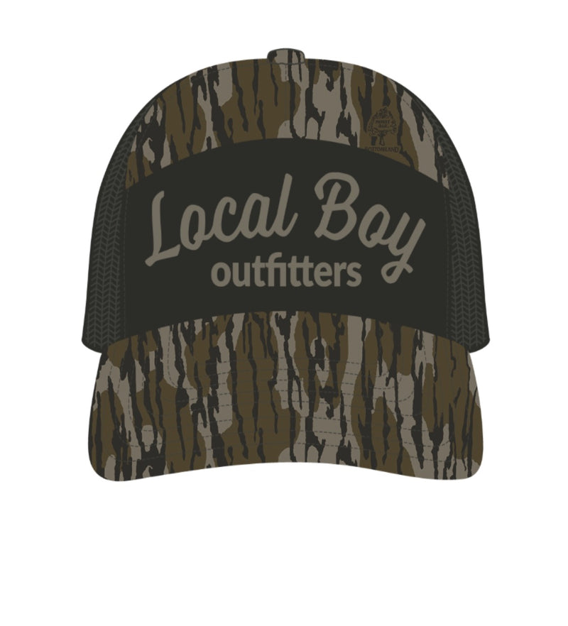 Simple Script 7 Panel Hat