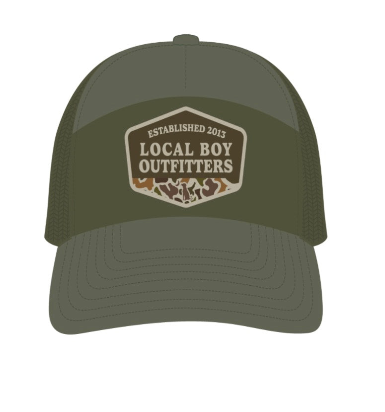 Vintage Badge 7 Panel Hat