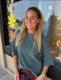 Selene Waffle Knit Top