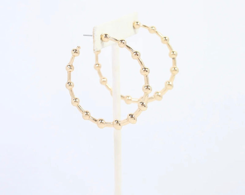 Layne Ball Hoop Earrings