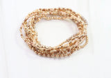 Gabriela Gold Beaded Bracelet Set