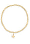 Extend- Classic Gold 3mm Signature Cross Charm