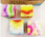Tie Dye Cheese Squishy