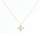Marie CZ Cross Necklace