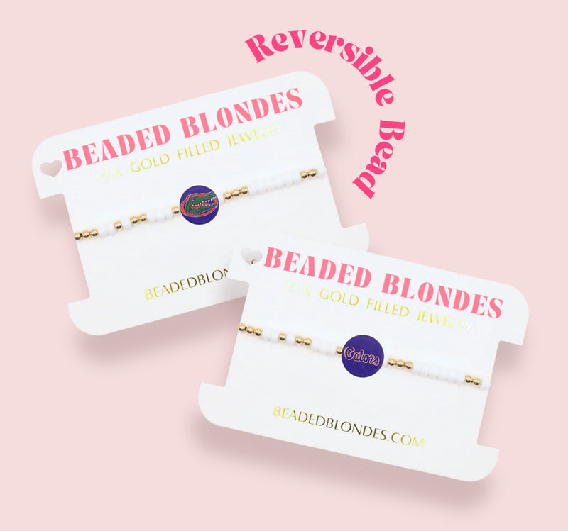 Florida Gators Logo Bracelet - Standard 6.75 / Sprinkle