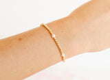 Madi Beaded Bracelet Gold