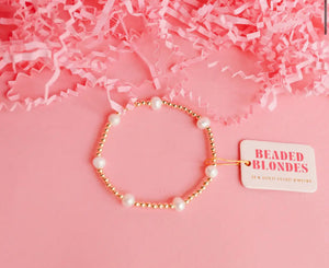 Kate Pearl Bracelet Gold