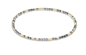 Hope Unwritten Bright Silver Faceted Hematite 2mm
