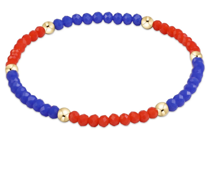 Gameday Flirty Presence Bracelet - Bright Orange & Cobalt