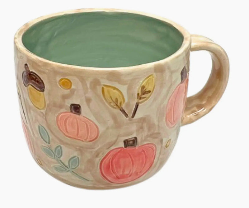Pumpkin & Acorns Mug
