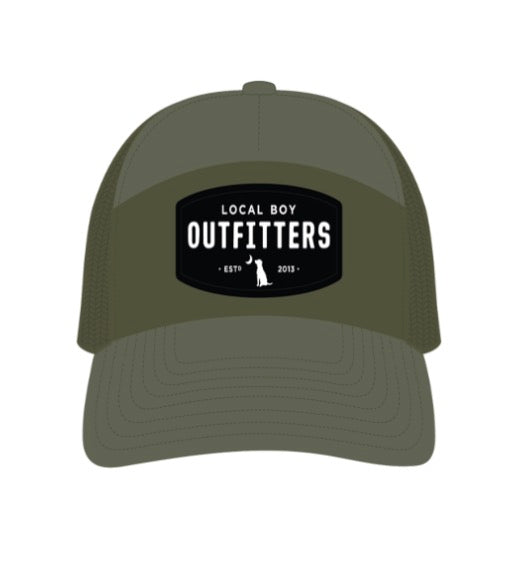Woven Patch 7 Panel Hat