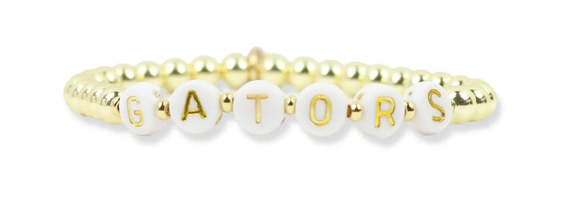 Gold Stretch Bracelet - Gators