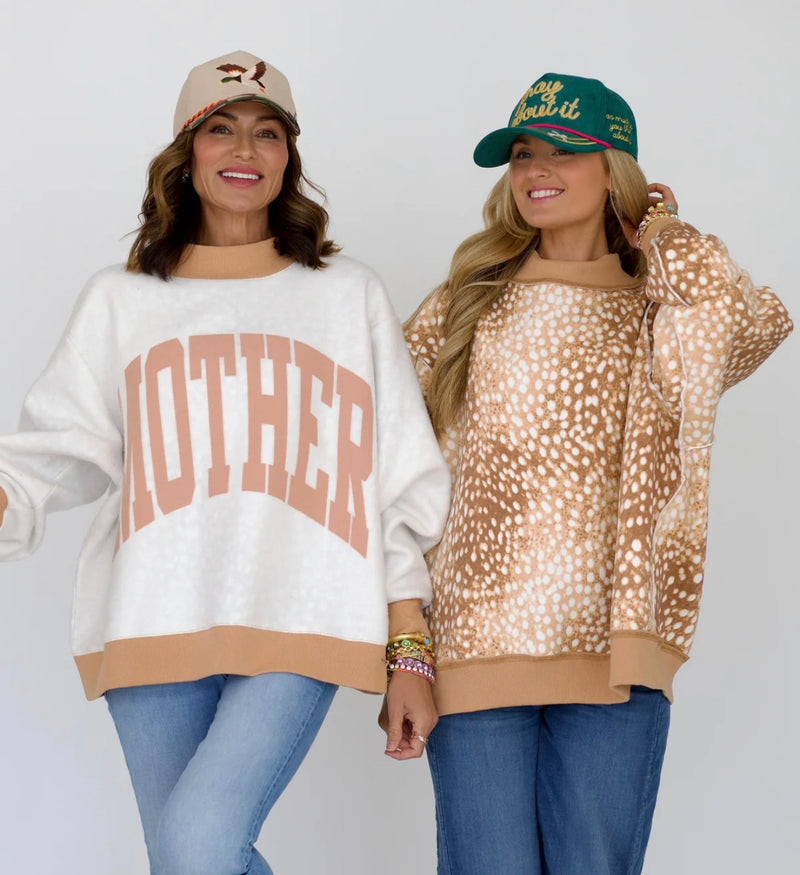 Mother Two Sided Mock Neck