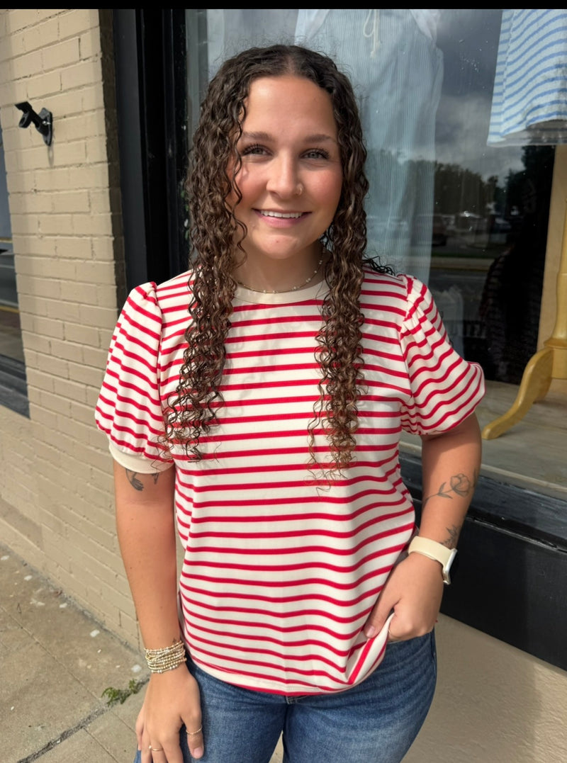 Luna Striped Top