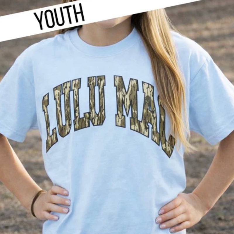 Lulu Mac Mossy Oak Camo Tee - Youth