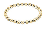 Faceted Hematite Grateful Pattern 5mm Bead Bracelet