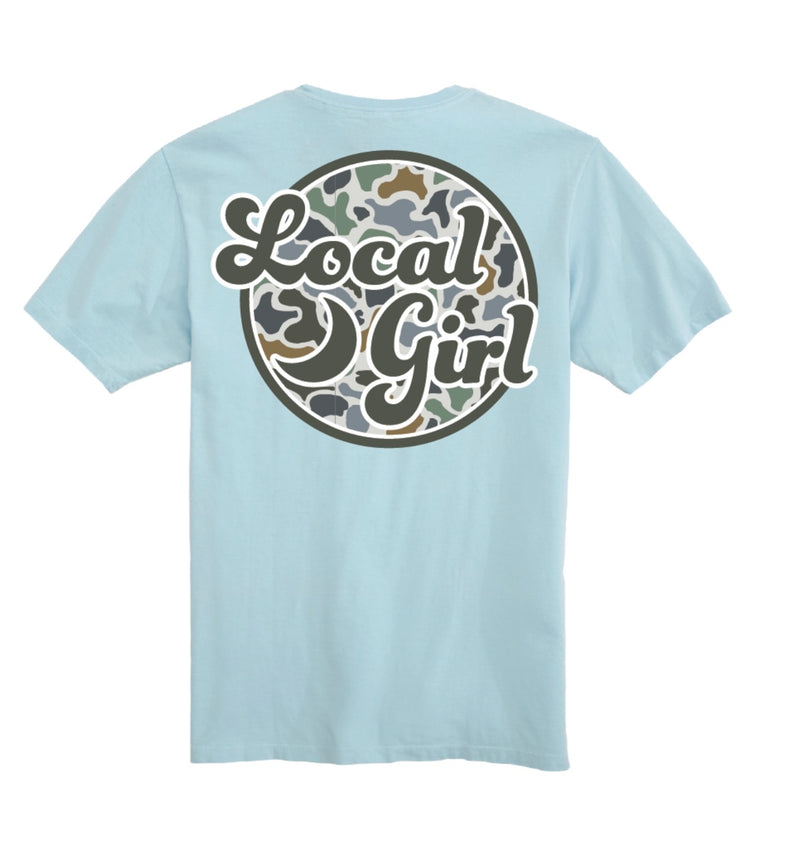 Local Girl Camo Patch Tee - Adult