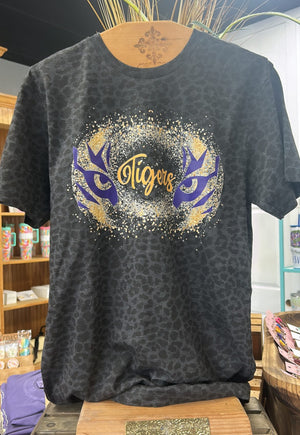 Glitter Tiger Eye Gameday Tee