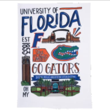 Florida Icon Tea Towel