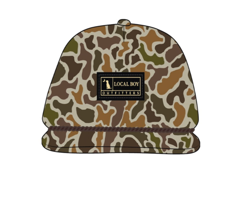 Youth Woven Patch Rope Hat