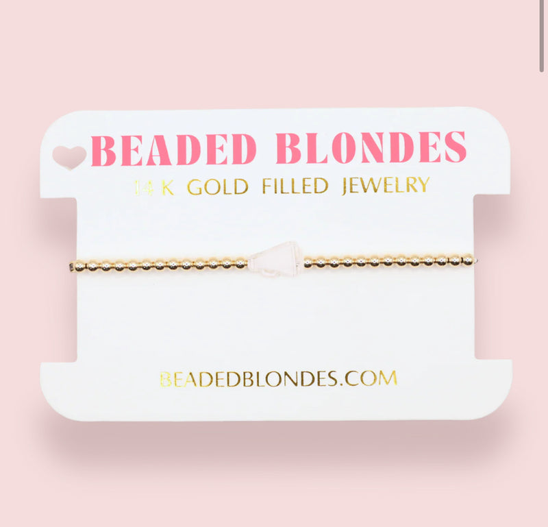 Megaphone Cheer Bracelet