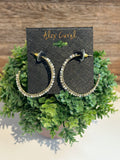 Raya Open Hoop Earrings