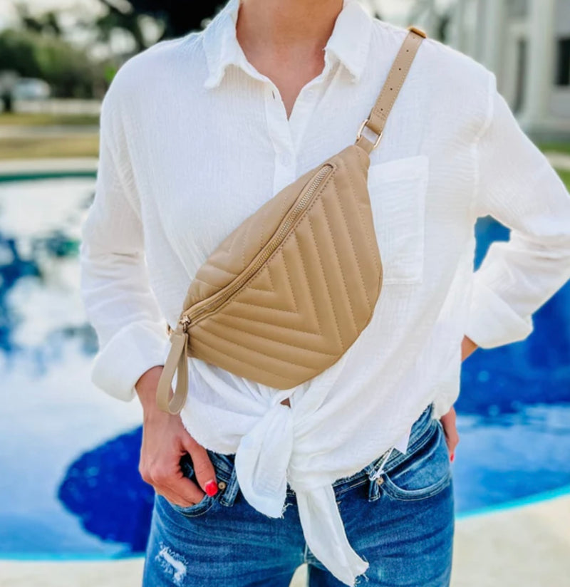 Charlotte Quilted Belt Bag