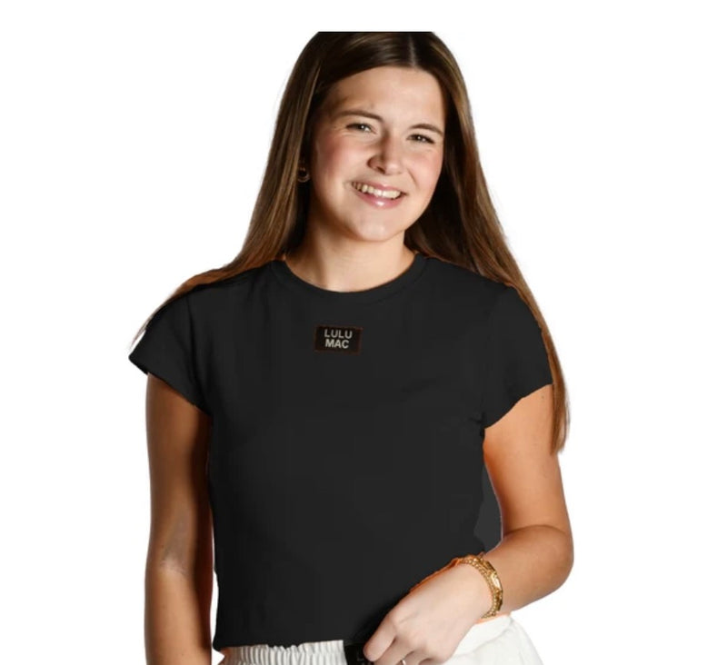 Black Lulu Mac Baby Doll Top