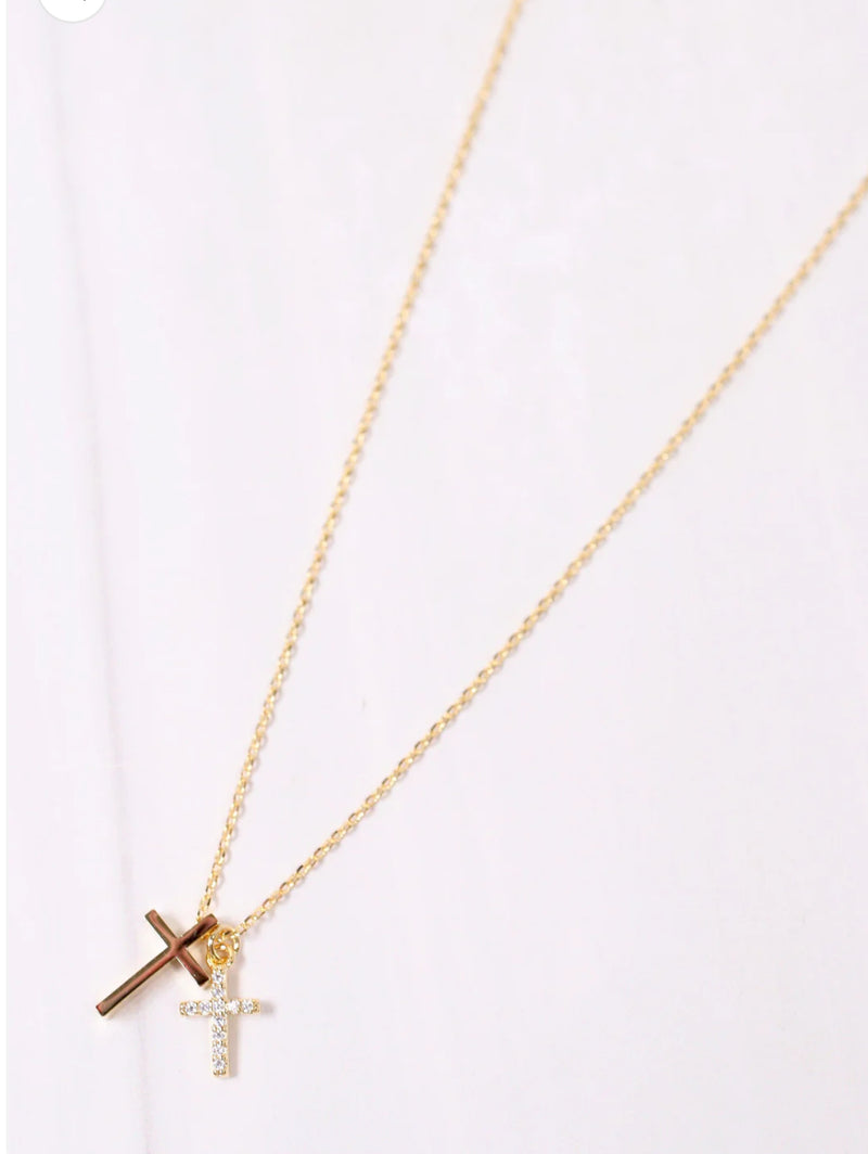 Francia Cross Necklace