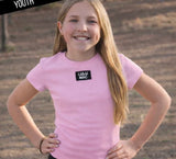 Youth Light Pink Lulu Mac Baby Doll Tee