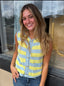 Poppy Button Up Top