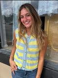 Poppy Button Up Top