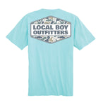 Local Boy Fish Camo Diamond Crest Tee - Adult