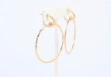 Lydia Hammered Hoop Earrings