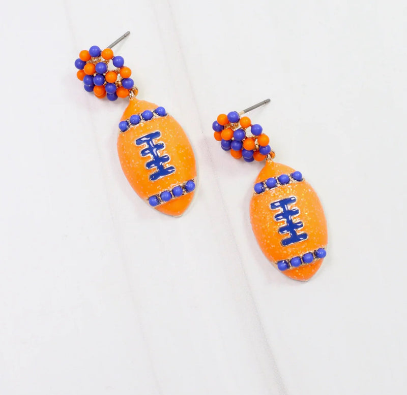 Adler Football Earring