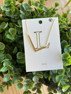 Jackson Initial Necklace